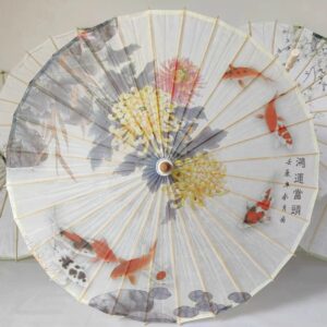 Lucky Koi Oiled Paper Umbrella