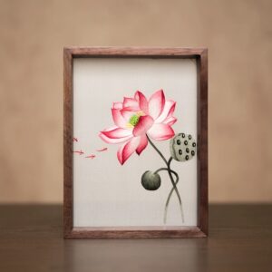 Lotus pattern #3 (hand-embroidery)