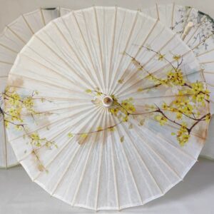 Golden Osmanthus Oiled Paper Umbrella