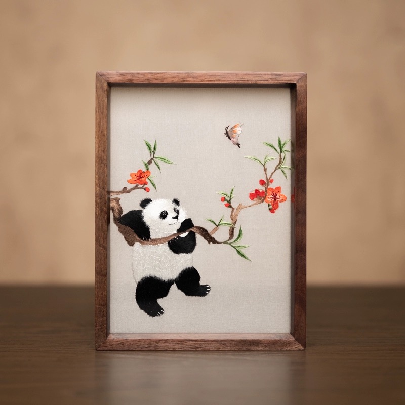 Panda pattern #1 (hand-embroidery)