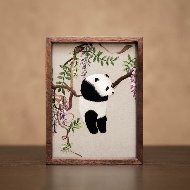 Panda pattern #3 (hand-embroidery)