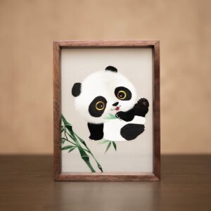 Panda pattern #4 (hand-embroidery)