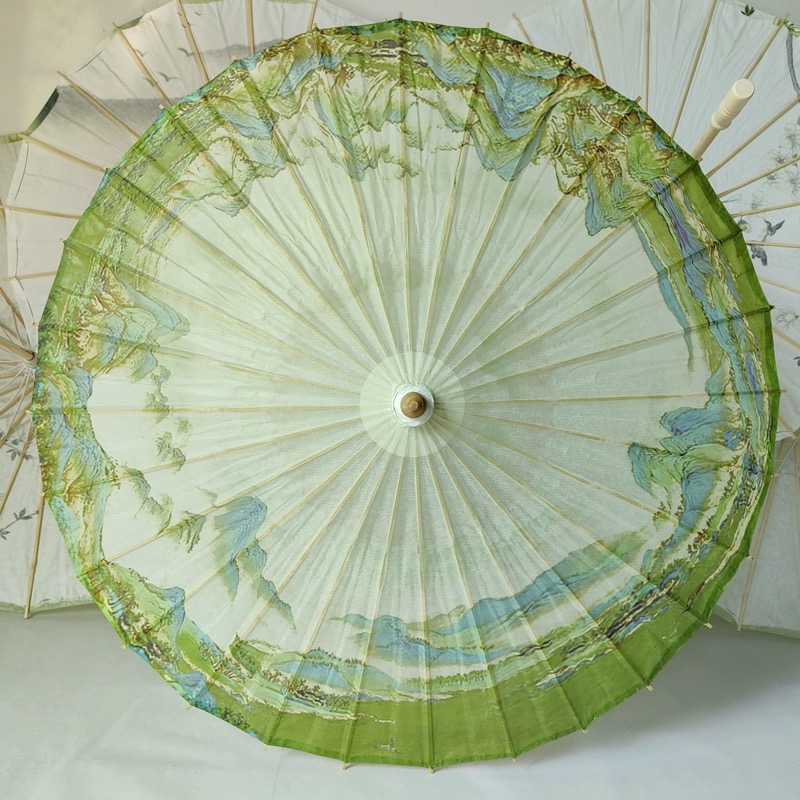 Hand-made oiled paper umbrella (Rain proof) 8#