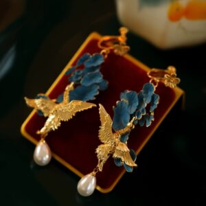 Courtly Style Earrings--Phoenix