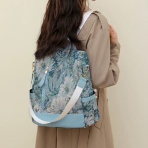 Cherry blossom oil painting Backpack