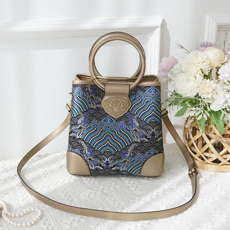 Intangible Cultural Heritage Yunjin Brocade Handbag 2# - Image 2