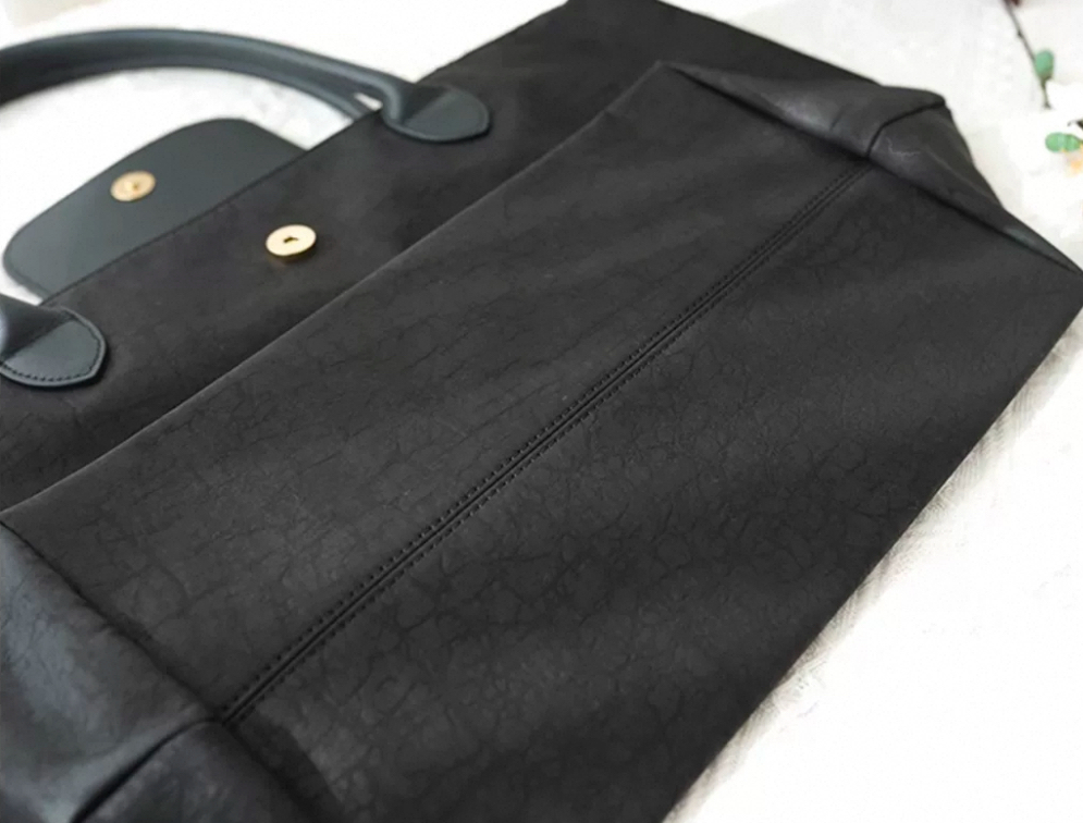 Gambiered Guangdong Gauze Vintage Tote Bag - Image 7