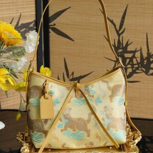 Song Brocade Tote Bag- Tiger Suppressing Five Poisons Pattern
