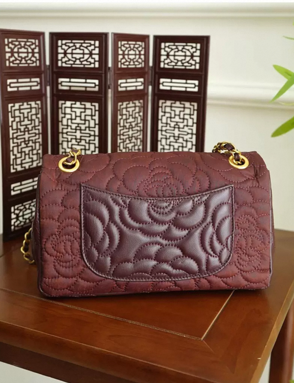 Guangdong Gauze Crossbody Bag - Brown - Image 2