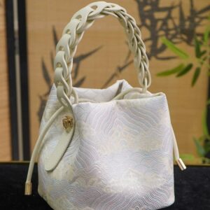 Yun Brocade Drawstring Handbag