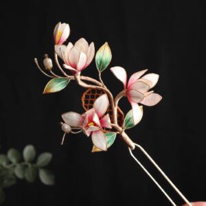 Velvet Blossom Hairpin – Floral